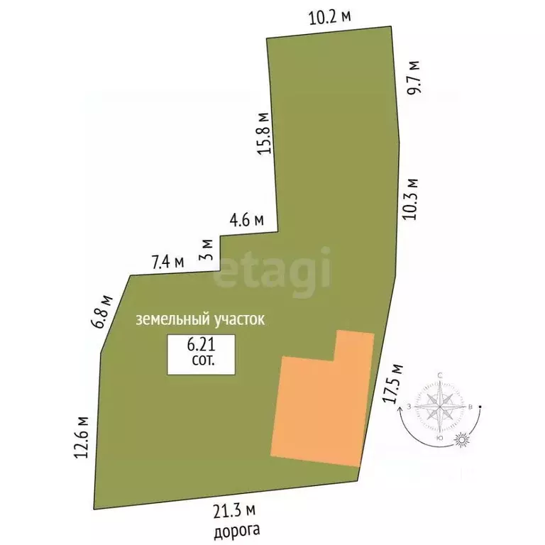 Дом в Саха (Якутия), Якутск ул. Дежнева, 9 (64 м) - Фото 1
