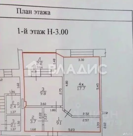 1-к кв. Калининградская область, Гурьевский муниципальный округ, пос. ... - Фото 2
