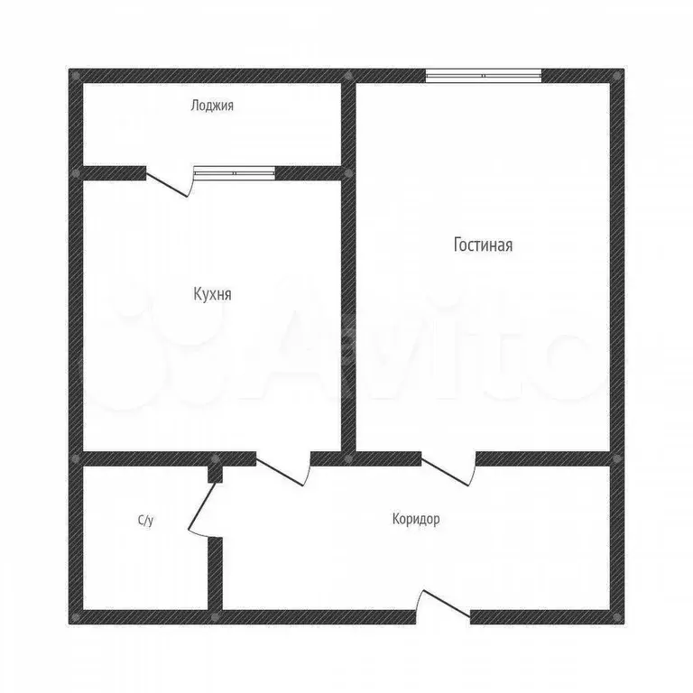 1-к. квартира, 33,5 м, 2/9 эт. - Фото 0