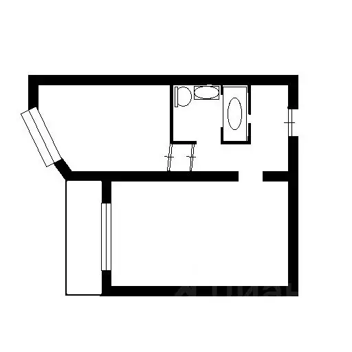 1-к кв. Московская область, Балашиха Кучино мкр, ул. Речная, 16 (42.0 ... - Фото 2