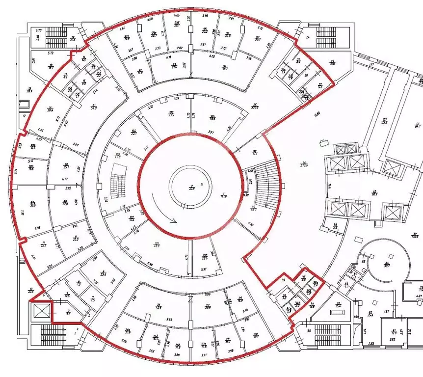 Помещение свободного назначения в Москва Тестовская ул., 10 (4566 м) - Фото 1