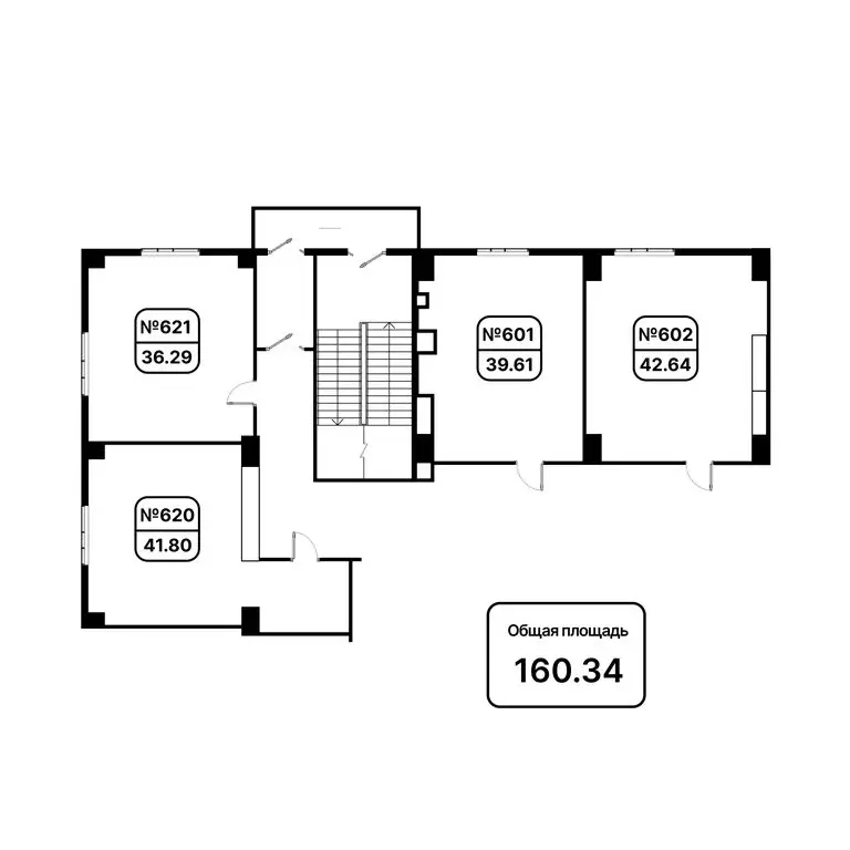Офис (160.34 м) - Фото 2