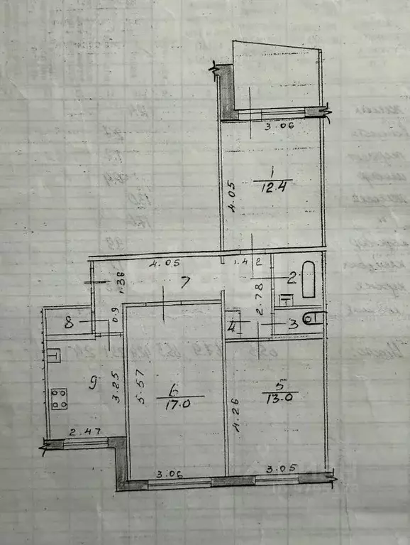 3-к кв. Татарстан, Казань ул. Академика Лаврентьева, 20 (65.5 м) - Фото 2