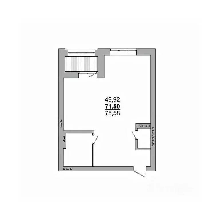 2-к кв. Новосибирская область, Новосибирск ул. Сеченова, 13 (75.58 м) - Фото 0