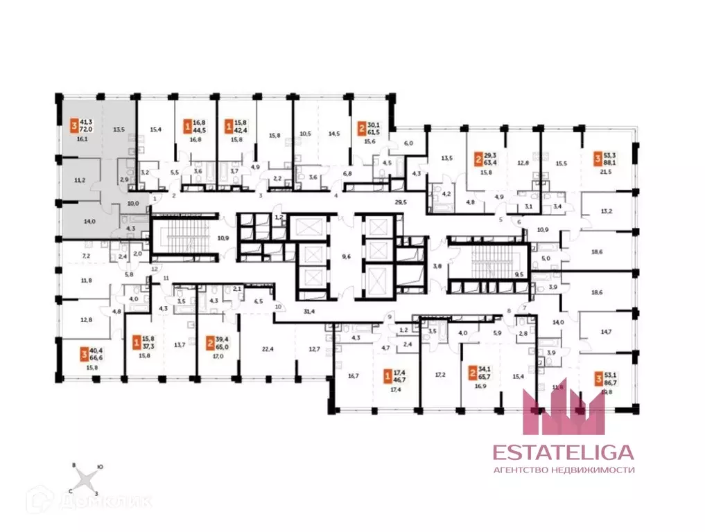 Продаётся 3-к квартира, 72 м - Фото 1