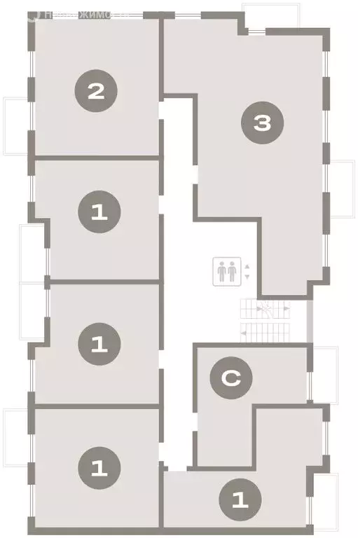 2-комнатная квартира: городской посёлок Новоселье, ЖК Брусника (52.11 ... - Фото 2