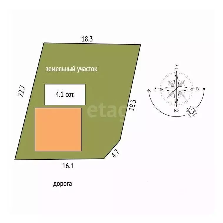 Дом в Крым, Симферопольский район, Трудовское с/пос, с. Ана-Юрт, СТ ... - Фото 2