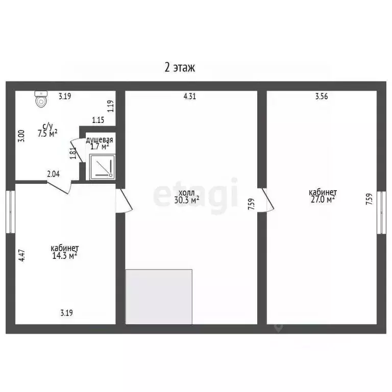 Офис в Ямало-Ненецкий АО, Тарко-Сале Пуровский район, Газпромовская ... - Фото 2