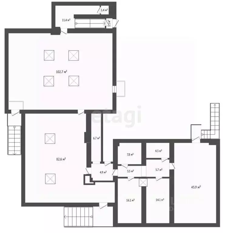 Помещение свободного назначения в Тюменская область, Тюмень ул. ... - Фото 2