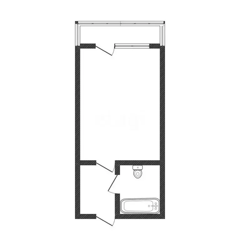 Квартира-студия: Липецк, улица И.В. Свиридова, 20А (25.4 м) - Фото 1