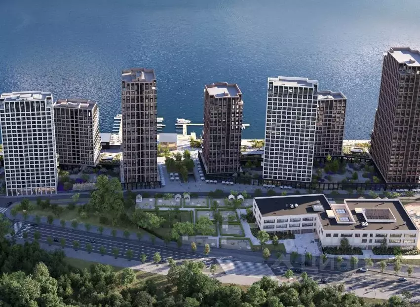 Помещение свободного назначения в Москва Портлэнд жилой комплекс (48 ... - Фото 2