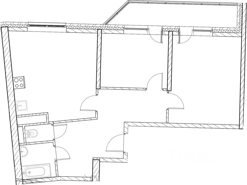 2-к кв. Московская область, Дмитровский муниципальный округ, д. ... - Фото 1