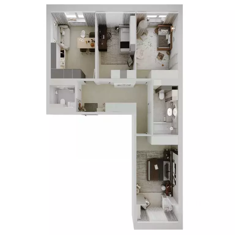 3-к кв. Пермский край, Пермь Парковый просп., 24 (83.7 м) - Фото 2