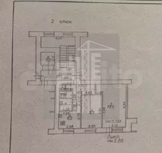 2-к. квартира, 44,7 м, 2/9 эт. - Фото 0