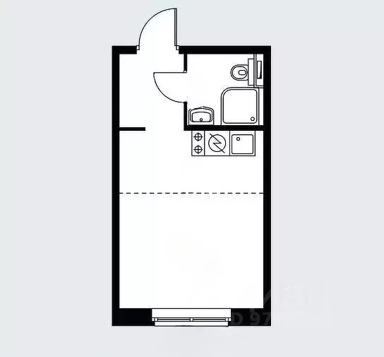 Студия Татарстан, Казань Чистопольская ул., 45 (19.5 м) - Фото 1