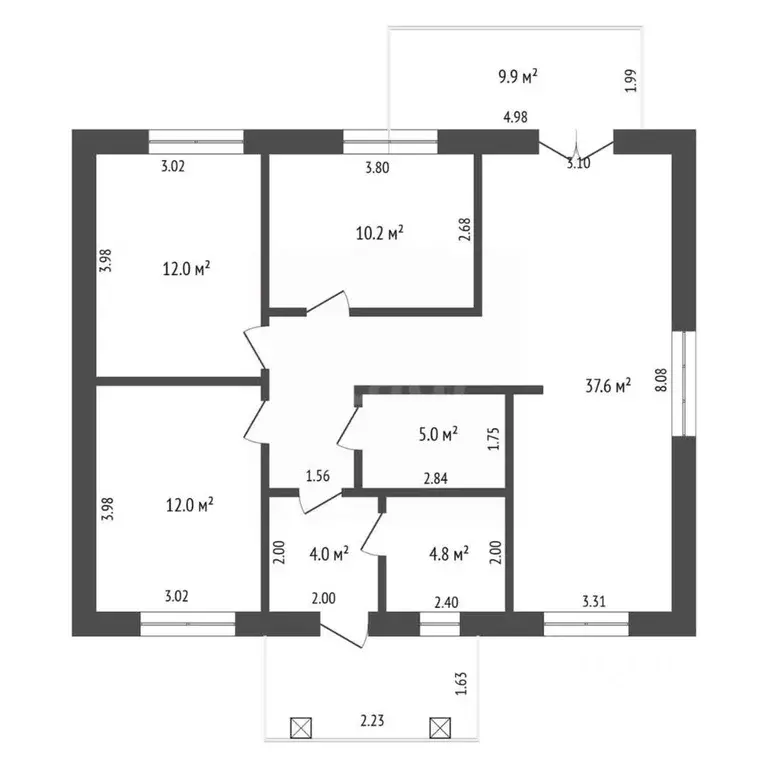 Дом в Удмуртия, Завьяловский район, д. Лудорвай ул. Изумрудная, 1 (100 ... - Фото 2