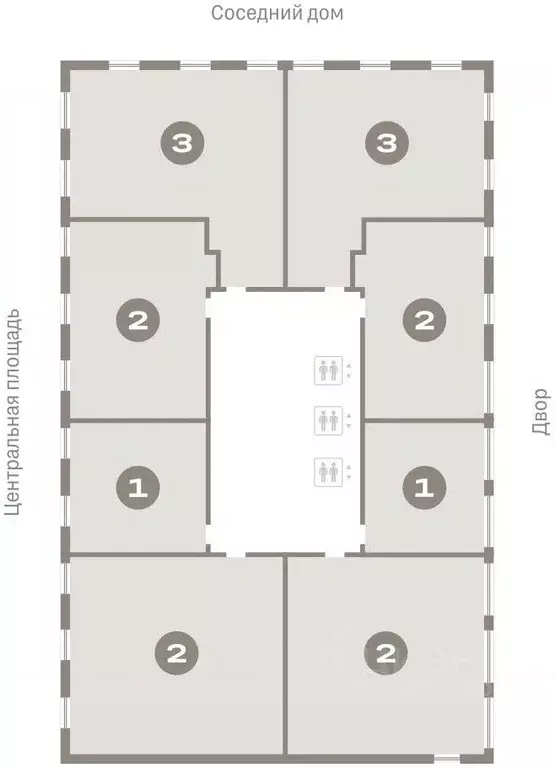2-к кв. Новосибирская область, Новосибирск Европейский Берег мкр,  ... - Фото 1
