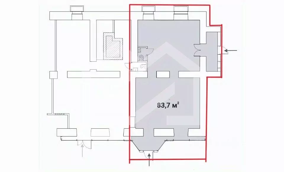 Помещение свободного назначения в Москва Брянская ул., 12 (84 м) - Фото 2