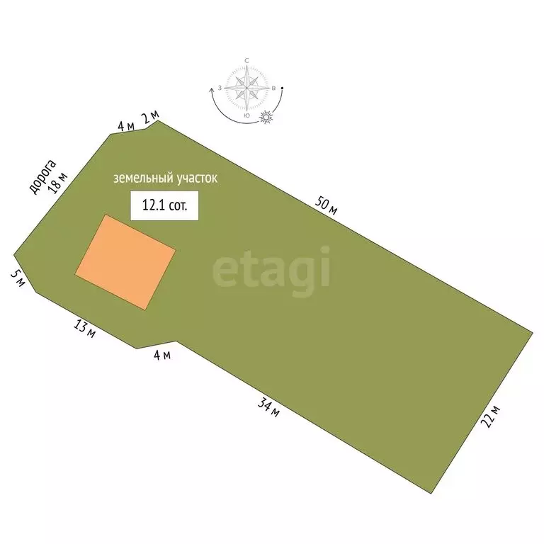 Дом в Камчатский край, Елизовский муниципальный округ, СНТ Рябинушка ... - Фото 2