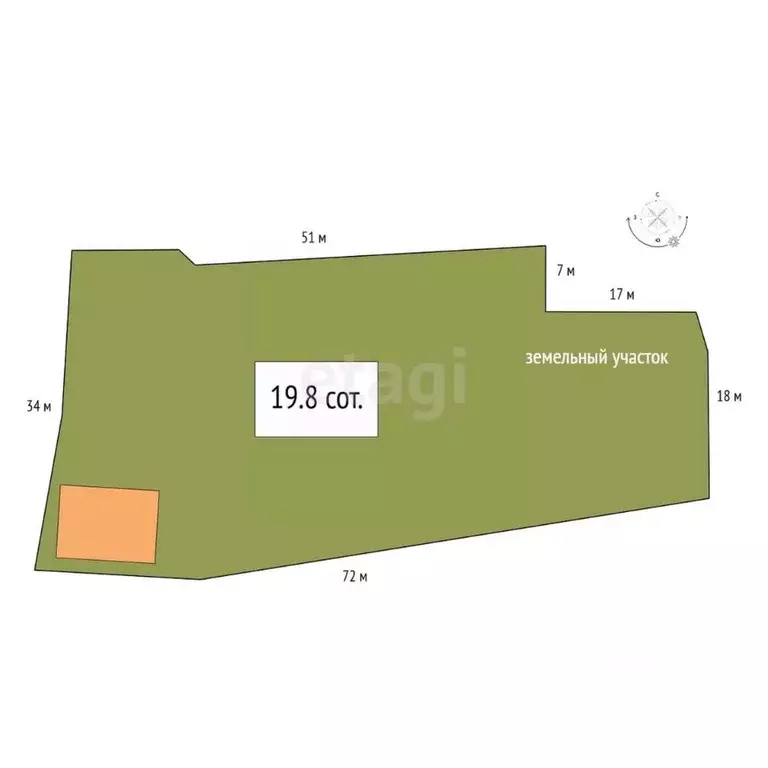 Дом в Алтай, Шебалинский район, с. Черга ул. Чапаева, 28 (28 м) - Фото 2