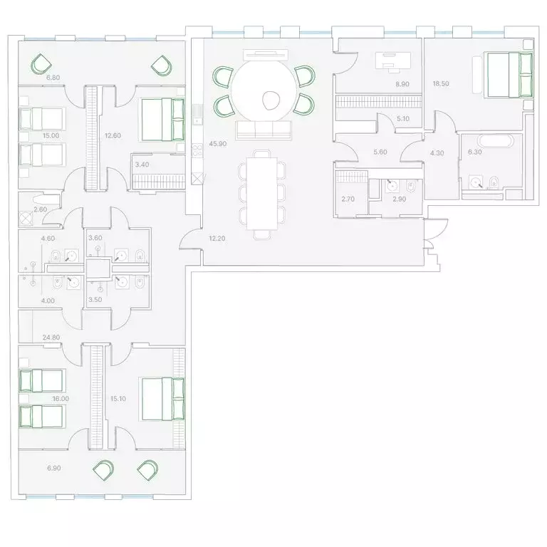 5-комнатная квартира: Москва, Софийская набережная, 34с3 (239.3 м) - Фото 0