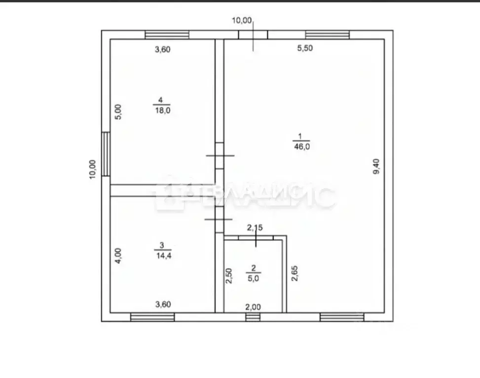 Дом в Пензенская область, с. Бессоновка ул. Зинукова, 46 (95 м) - Фото 2