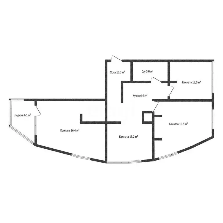 4-комнатная квартира: Краснодар, улица имени Валерия Гассия, 4/7к1 ... - Фото 0