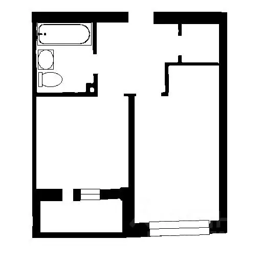 1-к кв. Татарстан, Казань ул. Павлюхина, 128 (38.0 м) - Фото 2