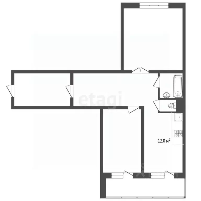 2-к кв. Московская область, Богородский городской округ, пос. Зеленый ... - Фото 2