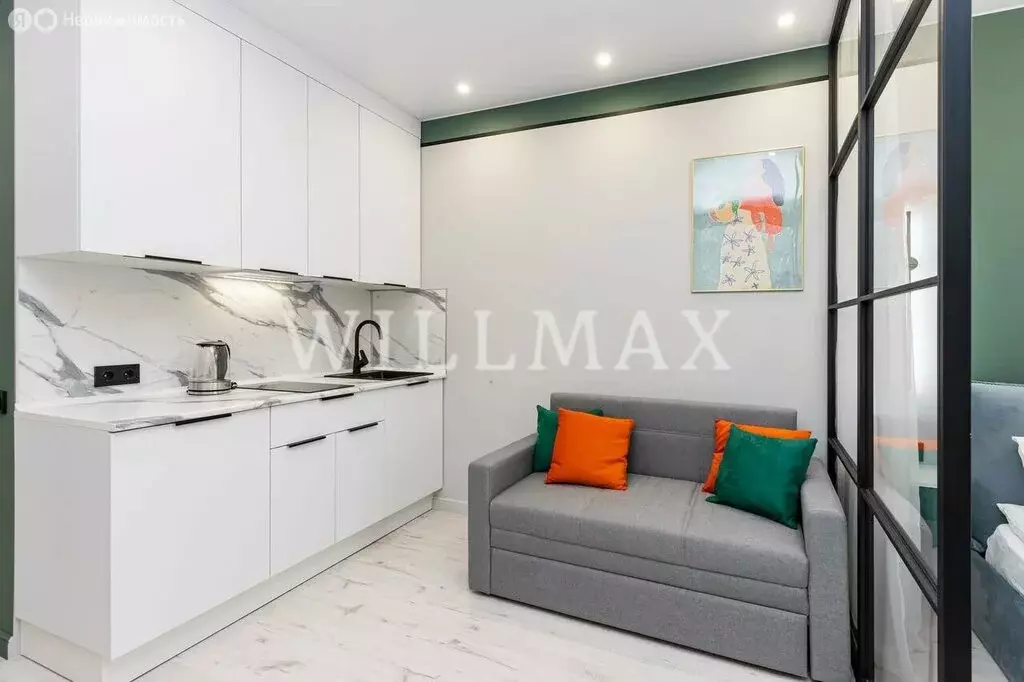Квартира-студия: Тюмень, улица Василия Малкова, 10 (31 м) - Фото 1