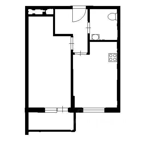 1-к кв. Московская область, Мытищи ул. Стрелковая, 17 (42.0 м) - Фото 2