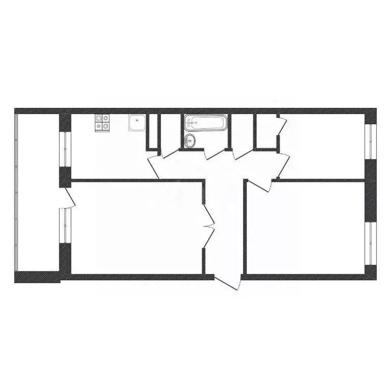 3-к кв. Калужская область, Обнинск просп. Маркса, 80 (58.5 м) - Фото 2