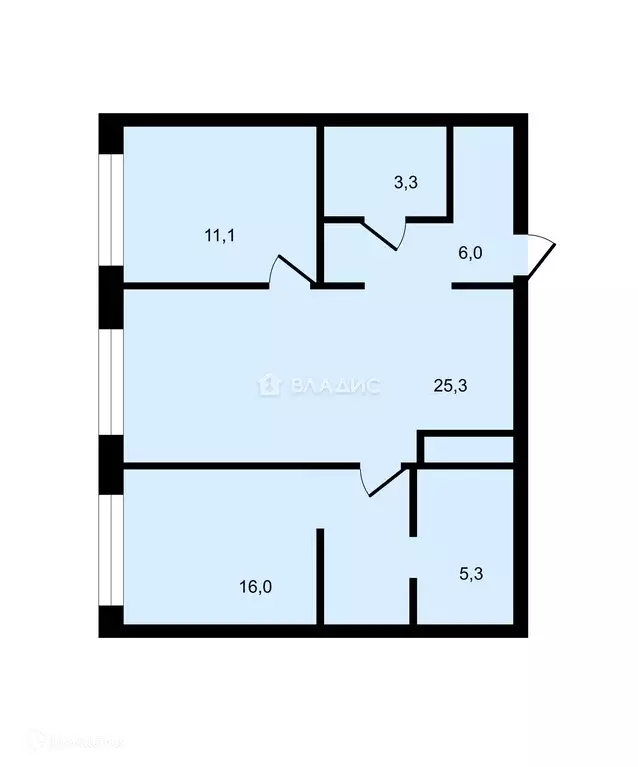 Продаётся 2-к квартира, 67 м - Фото 0