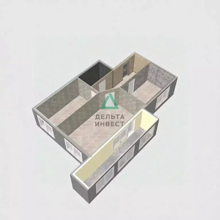 2-к кв. Башкортостан, Уфимский район, с. Булгаково ул. Столбовая, 43 ... - Фото 2