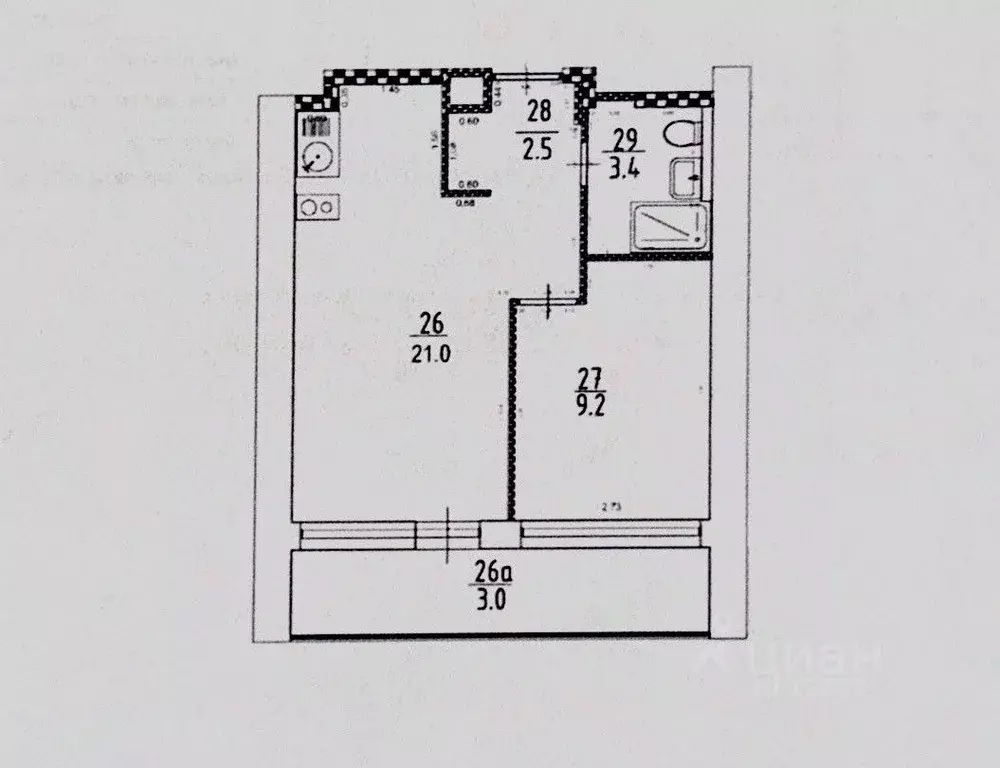 Комната Московская область, Химки ул. Кудрявцева, 10 (21.0 м) - Фото 2