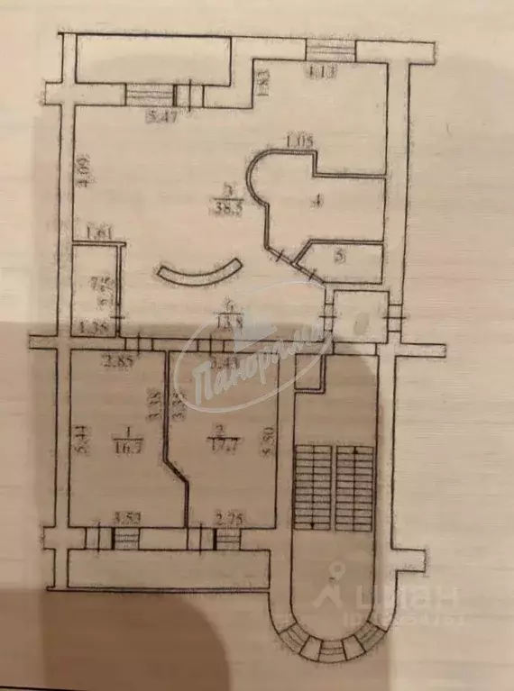 3-к кв. Калужская область, Калуга ул. Циолковского, 67/1 (102.0 м) - Фото 2