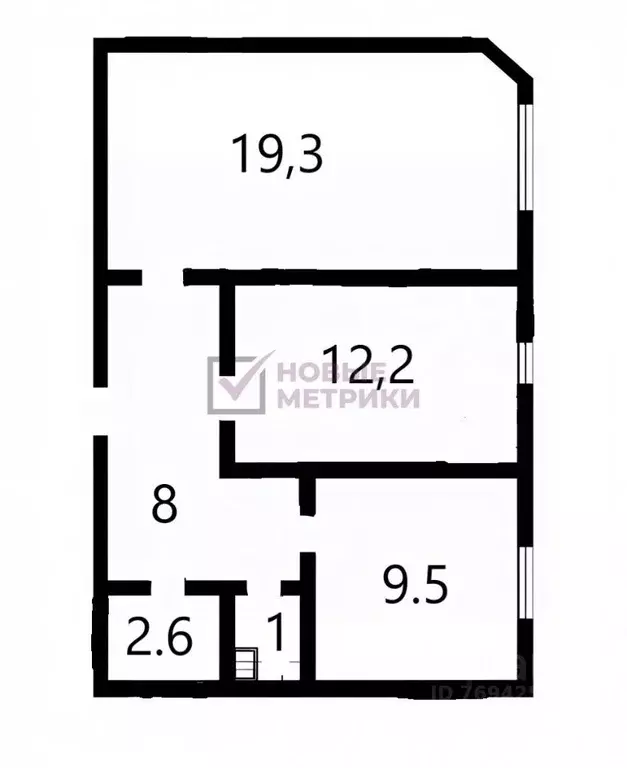 2-к кв. Санкт-Петербург ул. Савушкина, 131 (52.6 м) - Фото 2