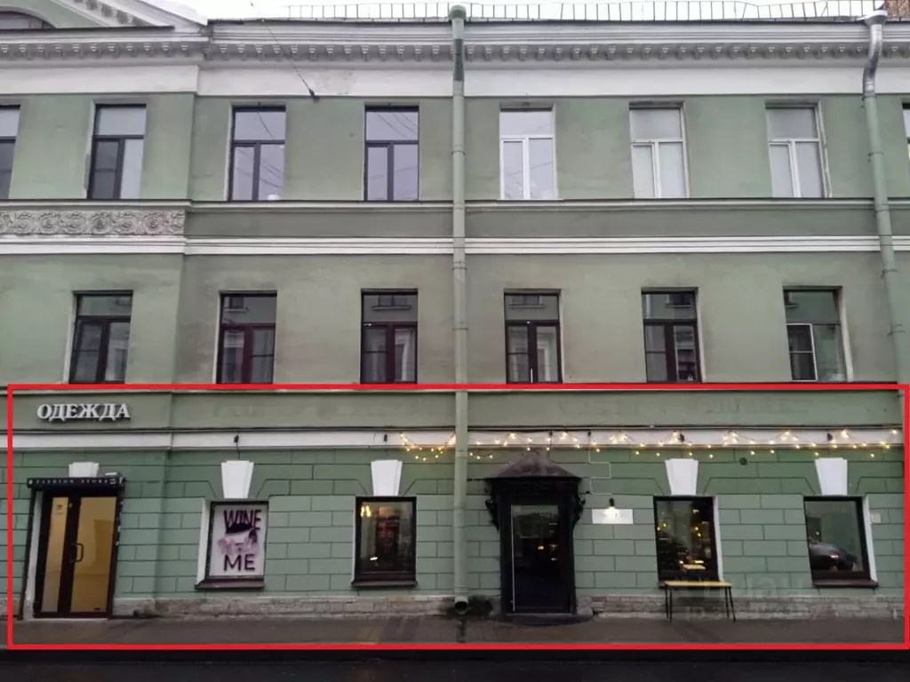 Торговая площадь в Санкт-Петербург Гороховая ул., 57а (92 м) - Фото 1