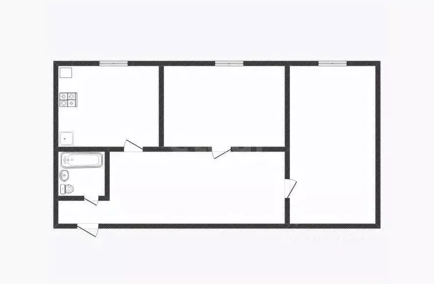 2-к кв. Костромская область, Нерехта Красноармейская ул., 90 (50.1 м) - Фото 2