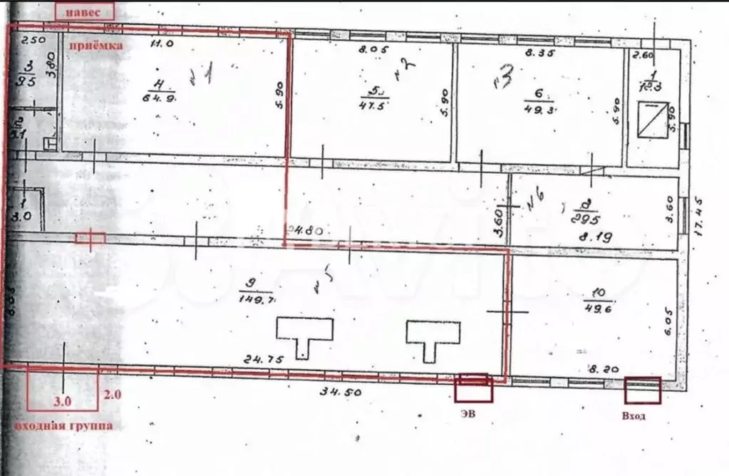Торговая площадь в Костромская область, Шарья ул. Гризодубовой, 1А ... - Фото 2