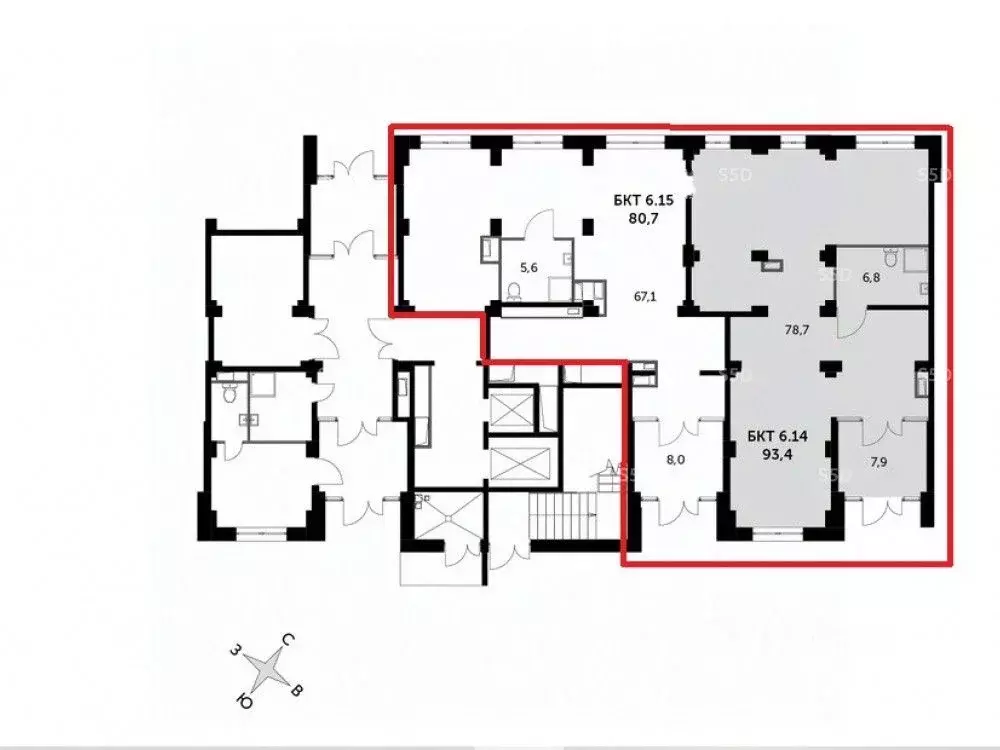 Торговая площадь в Московская область, Люберцы ул. Рождественская, 6 ... - Фото 2