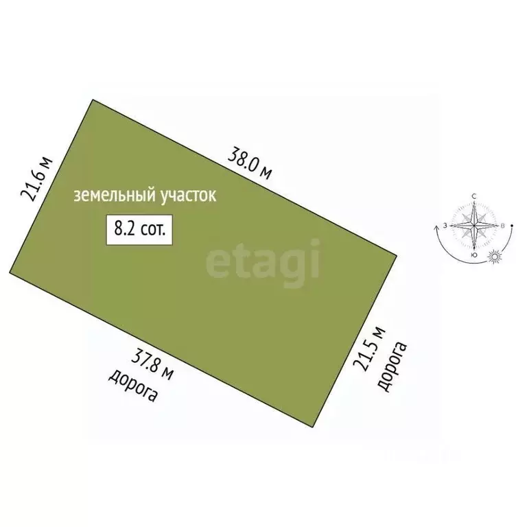 Участок в Москва Вороновское поселение, № 415 кв-л,  (8.22 сот.) - Фото 2