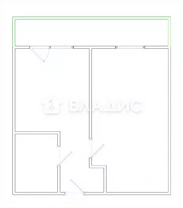 1-к кв. Пензенская область, Пенза Ладожская ул., 151 (34.0 м) - Фото 2