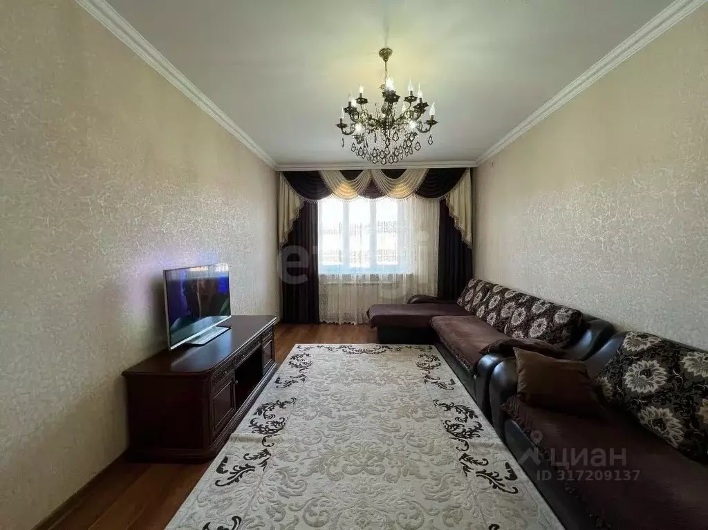 3-к кв. Северная Осетия, Владикавказ ул. Астана Кесаева, 23А (100.0 м) - Фото 1