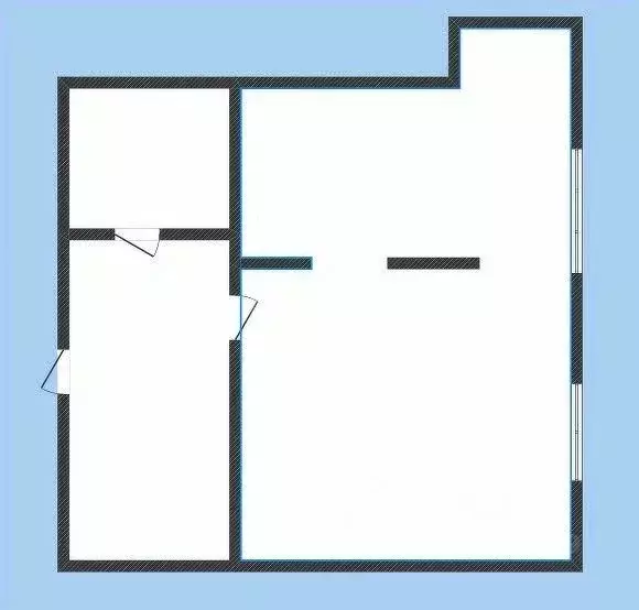 Студия Белгородская область, Белгород ул. Каштановая, 12 (26.7 м) - Фото 2