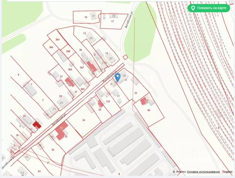 Участок в Оренбургская область, Оренбург Витебская ул., 24 (7.82 сот.) - Фото 2