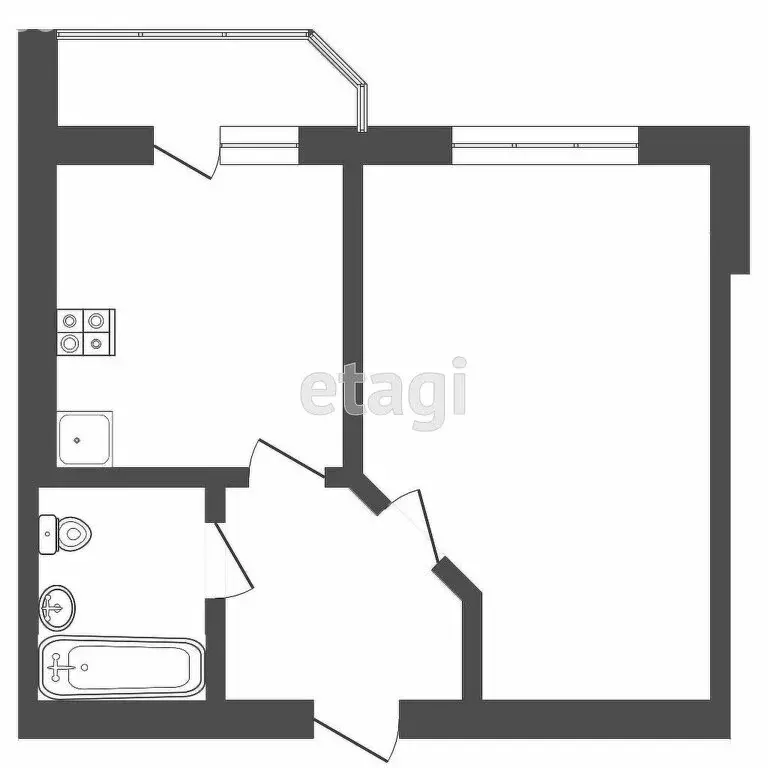 1-комнатная квартира: Саранск, улица Димитрова, 35 (37.6 м) - Фото 1