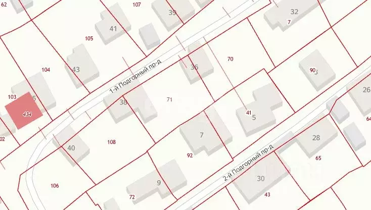 Участок в Пензенская область, Пенза проезд 1-й Подгорный, 36 (5.0 ... - Фото 2