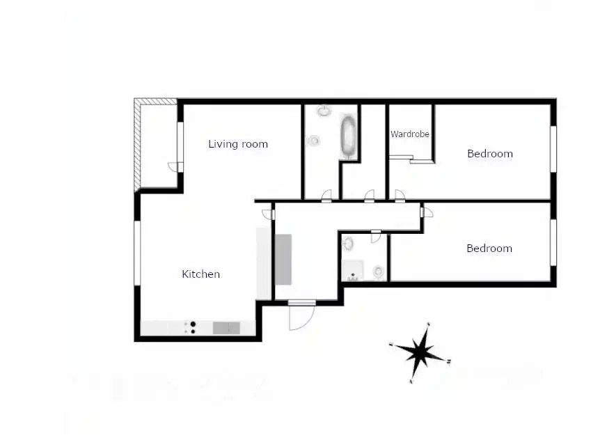 3-к кв. Москва Мантулинская ул., 9к1 (87.0 м) - Фото 1