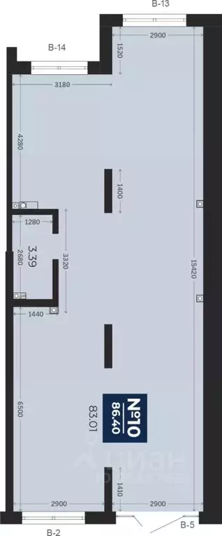 Помещение свободного назначения в Тюменская область, Тюмень ул. ... - Фото 1